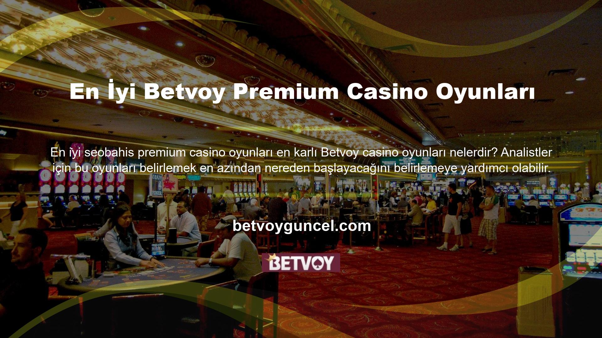 Betvoy sitesindeki en karlı oyunu ana oyun olarak düşünürsek: Slot Makinesi Lütfen başlığı büyütmeyin